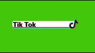 Free TIKTOK BAR Green Screen / TIKTOK Chroma Key footage HD