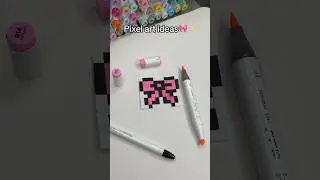 🎀Cute mini Pixel art ideas✨ 