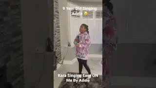9 Year Old singing Adele Easy On Me Cover