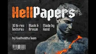 Hell Paper Grunge Textures Pack Graphic Download