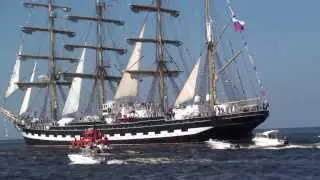 Tall Ships Races 2013  Rīga Крузенштерн Krusenshtern HD 1080