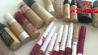 Birkac soruya cevap (fondotenler ve rujlar) KAlici Rujlar / Azide Hobi