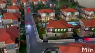 Architectural model making, scale 1/100