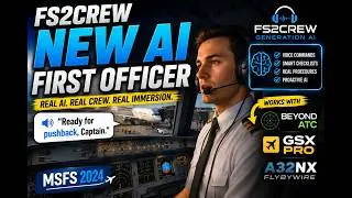 FS2Crew Generation AI Tutorial for FlyByWire A32NX | MSFS 2024 + BeyondATC + GSX Pro