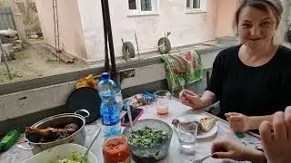 выходной,шашлык, подруги