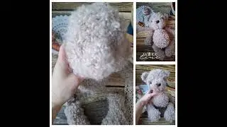 создание игрушки, вязаный медведь #медведь #игрушкидетям #bear