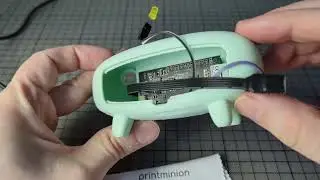Assembly: Blob enclosure w. legs/eyes (BlobDLi01) for T-Display-S3 display by LILYGO (ESP32-S3)