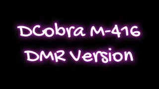 DCobra M-416 nya udah mirip MK18 belum ya? ceritanya sih versi DMR nih