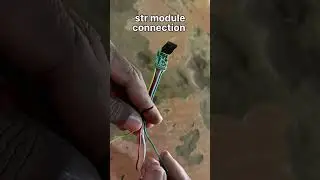 Str module connection of power supply. #shorts  #esolution