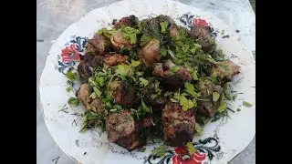 Армянский шашлык на углях