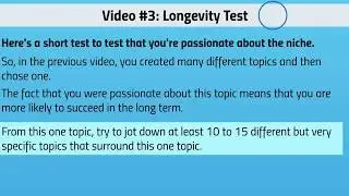 Longevity Test | Authority Blog Advantage
