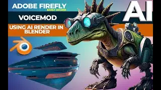 AI-Powered Rendering in Blender, Voicemod, Adobe Firefly #hindi   #artificialintelligence