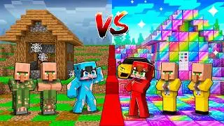 Minecraft: POOR Village vs RICH Village