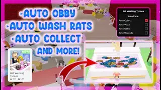 🐀🛁RAT WASHING TYCOON SCRIPT ✧ Auto Wash ✧ Auto Collect Rat ✧ Auto Finish Obby & MORE!