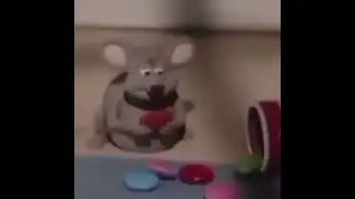 mouse eating m&ms 