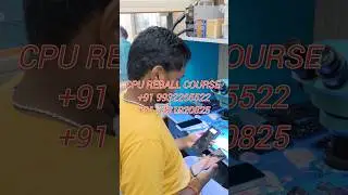 CPU Reball Course Student Review #bigmobilerepair