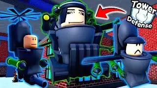Проходим HARD в Toilet Tower defense ROBLOX