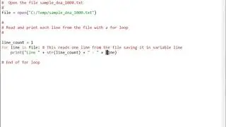 Reading data from files in Python