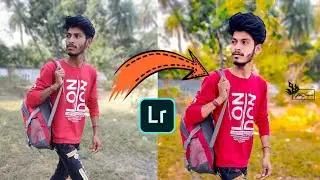 😱Best photo retouching🔥 in lightroom short video।। moody yellow Lightroom editing 