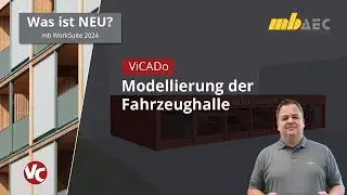 mbinar-Serie 2023, Teil 5: Modellierung der Fahrzeughalle