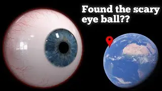 A giant eye 👀🧿found in Google Earth!🌍 scary things catch on Google Earth (Part-1)