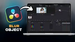 How To BLUR A Moving OBJECT In Davinci Resolve in SECONDS!
