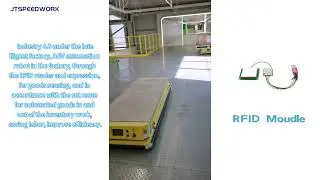 AGV automated robots realize goods in and out of unmanned smart factories.