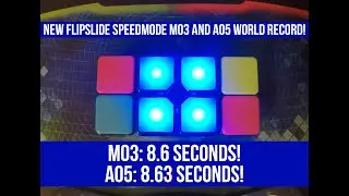 FlipSlide Mean of 3 and Average of 5 World Record! (Speed Mode)