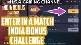 HOW TO START MATCH INDIA BONUS CHALLENGE|REGISTER AND ENTER |HOW TO REDEEM BATTLE COINS|PUBG MOBILE