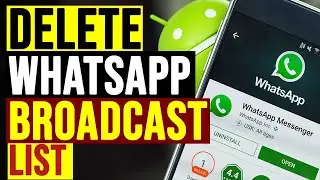 How to Remove Broadcast List in WhatsApp | Urdu/Hindi | Rickshaw Driver.