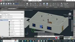 Designing Window Glass pannel ll Applying Material in Autocad