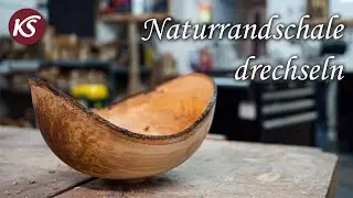 Basic woodturning knowledge 9/11 - Turning a natural edge bowl