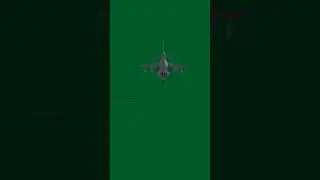 plane:green screen video