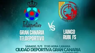 🟣Directo| GC Teldeportivo 🆚 Lainco Rubi FS ℹ️2 Ref Futsal Femenina Jornada 8