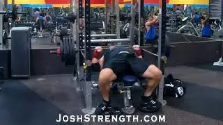 James Strickland, 455 x 10 Reps Paused Bench Press