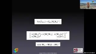 Applied Spatial Regression Analysis - Lecture: ML Estimation Spatial Error Model