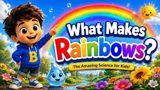 🌈 What Makes Rainbows? | Rainbow Science for Kids | How Rainbows Are Made 🌈