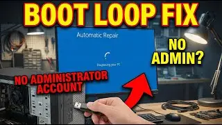 Automatic Repair Loop Fix Windows 10 No Administrator Account