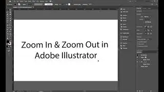 Zoom in and Zoom Out in Adobe Illustrator