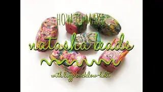 How to make four-sided Natasha beads - polymer clay tutorial