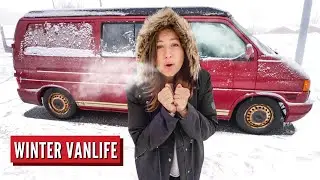 Winter Vanlife Begins in our Tiny VW Campervan