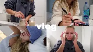 vlog| overnight oat recipe, at home facial to reset, PR unboxing & more!!