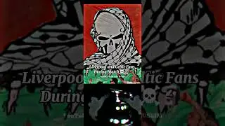 Liverpool and Celtic Fans ☠️🔥🗿 || #freepalestine #shorts