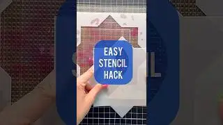 Easy Stencil Hack 🤯 for Card Makers! #cardmaking #stencil