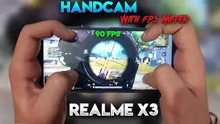Realme X3 Pubg Mobile With FPS Meter 90fps  Handcam 4 Finger + Always On Gyro #24