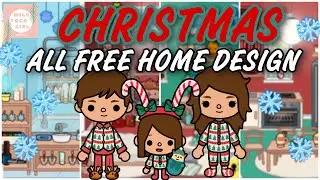 FREE HOUSE DESIGN 🎄 CHRISTMAS 🎄 TOCA LIFE WORLD 🌎