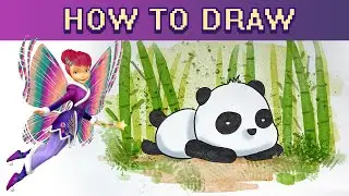 Let's Draw a Cute Panda - Easy to Follow Drawing for Beginners