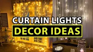 Curtain Lights Decor Ideas | 