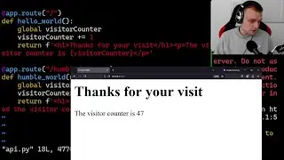 Coding an Ultra Simple App in Python using Flask