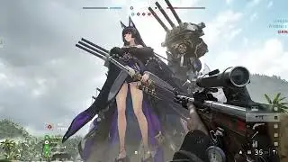 BF5: BeSHEmoth  (in game play) - [Azurlane, giantess, AI]